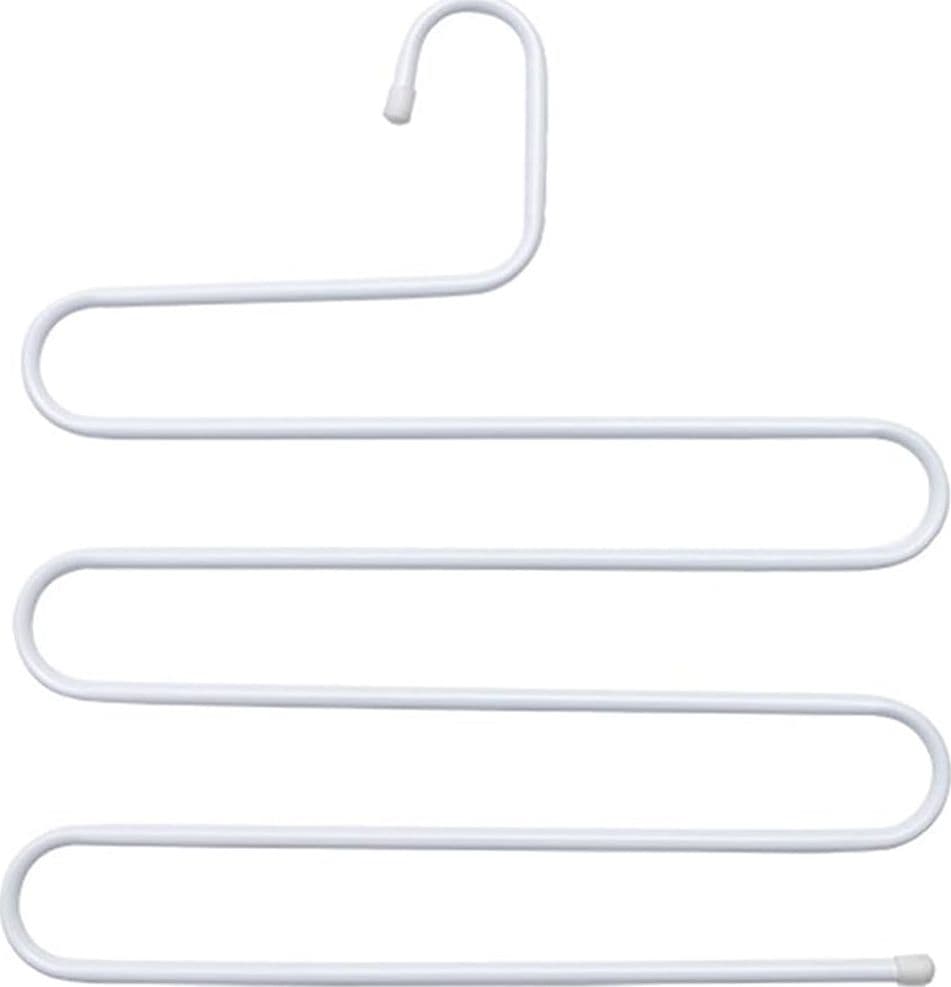 GRUCCIA APPENDI PANTALONI JEANS FORMA A S MULTISTRATO 34X34CM BIANCO SALVASPAZIO 87697 in Appendini per pantaloni Trade Shop italia - Napoli, commercioVirtuoso.it