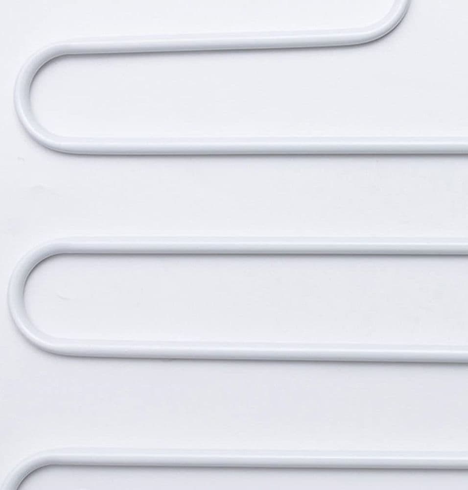 GRUCCIA APPENDI PANTALONI JEANS FORMA A S MULTISTRATO 34X34CM BIANCO SALVASPAZIO 87697 in Appendini per pantaloni Trade Shop italia - Napoli, commercioVirtuoso.it