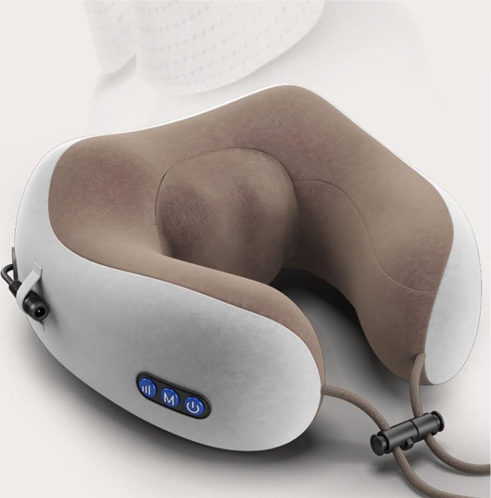 MASSAGGIATORE ELETTRICO MASSAGGIO CERVICALE SPALLA CUSCINO MASSAGGIANTE RELAX MUSCOLARE in Massaggiatori cervicali e da collo Trade Shop italia - Napoli, commercioVirtuoso.it
