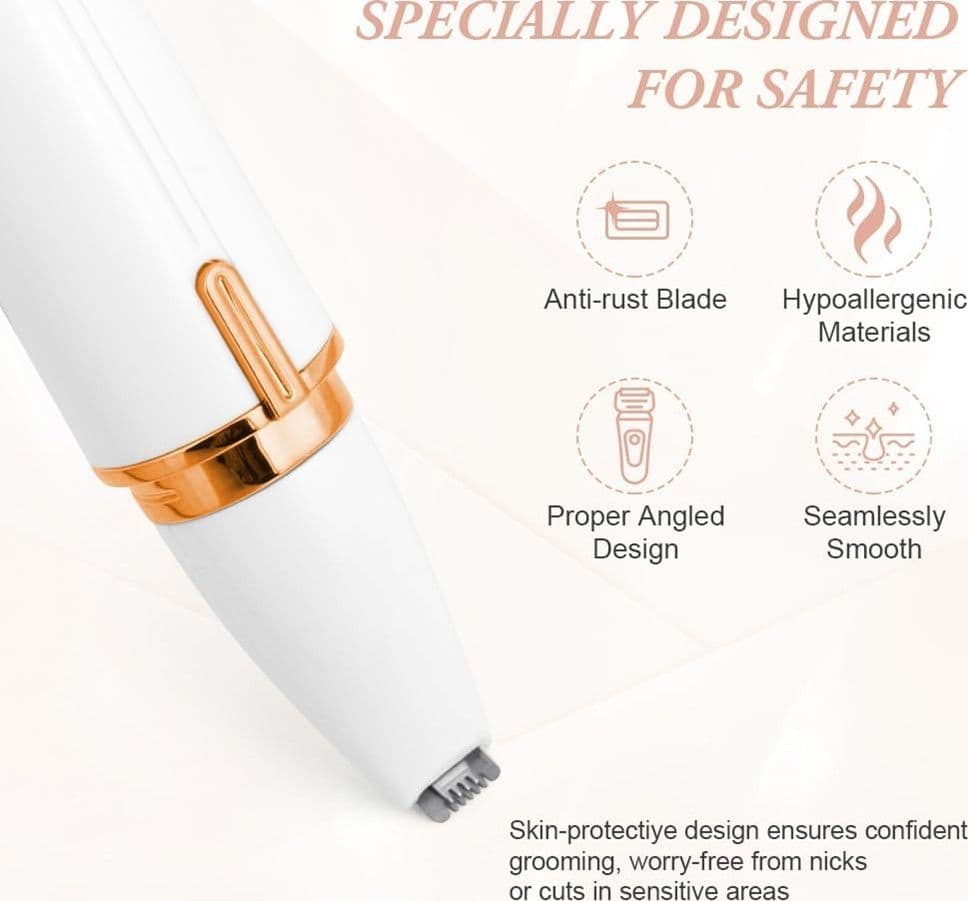 RASOIO ELETTRICO DONNA 4 IN 1 INDOLORE RICARICABILE PORTATILE DEPILATORE PER VISO CORPO in Rasoi femminili Trade Shop italia - Napoli, commercioVirtuoso.it