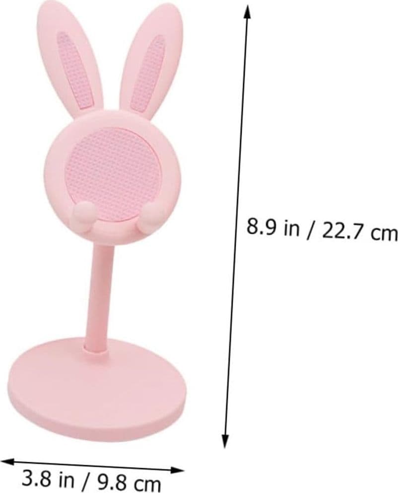 SUPPORTO PER TELEFONO CELLULARE FORMA DI CONIGLIETTO TREPPIEDE PORTATILE IN PLASTICA in Supporti Trade Shop italia - Napoli, commercioVirtuoso.it