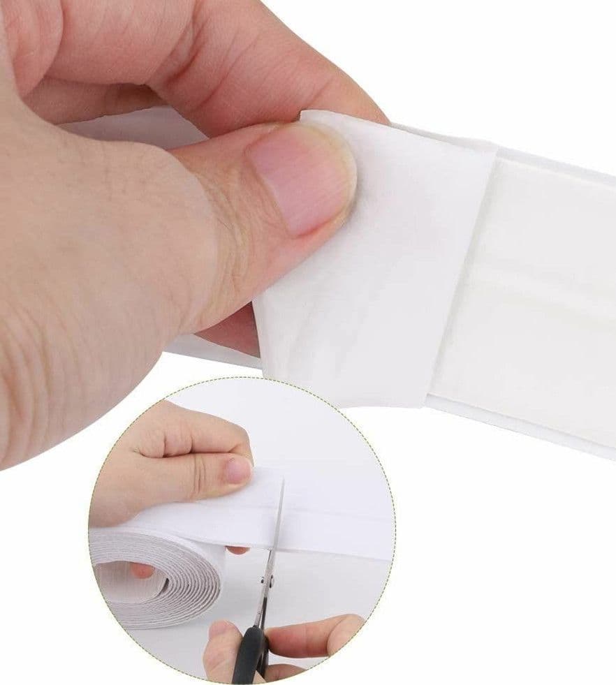 NASTRO SIGILLANTE PIEGHEVOLE IMPERMEABILE ANTIMUFFA PER BAGNO CUCINA 3.4 MT BIANCO in Nastro sigillante Trade Shop italia - Napoli, commercioVirtuoso.it