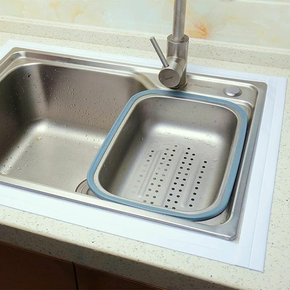 NASTRO SIGILLANTE PIEGHEVOLE IMPERMEABILE ANTIMUFFA PER BAGNO CUCINA 3.4 MT BIANCO in Nastro sigillante Trade Shop italia - Napoli, commercioVirtuoso.it