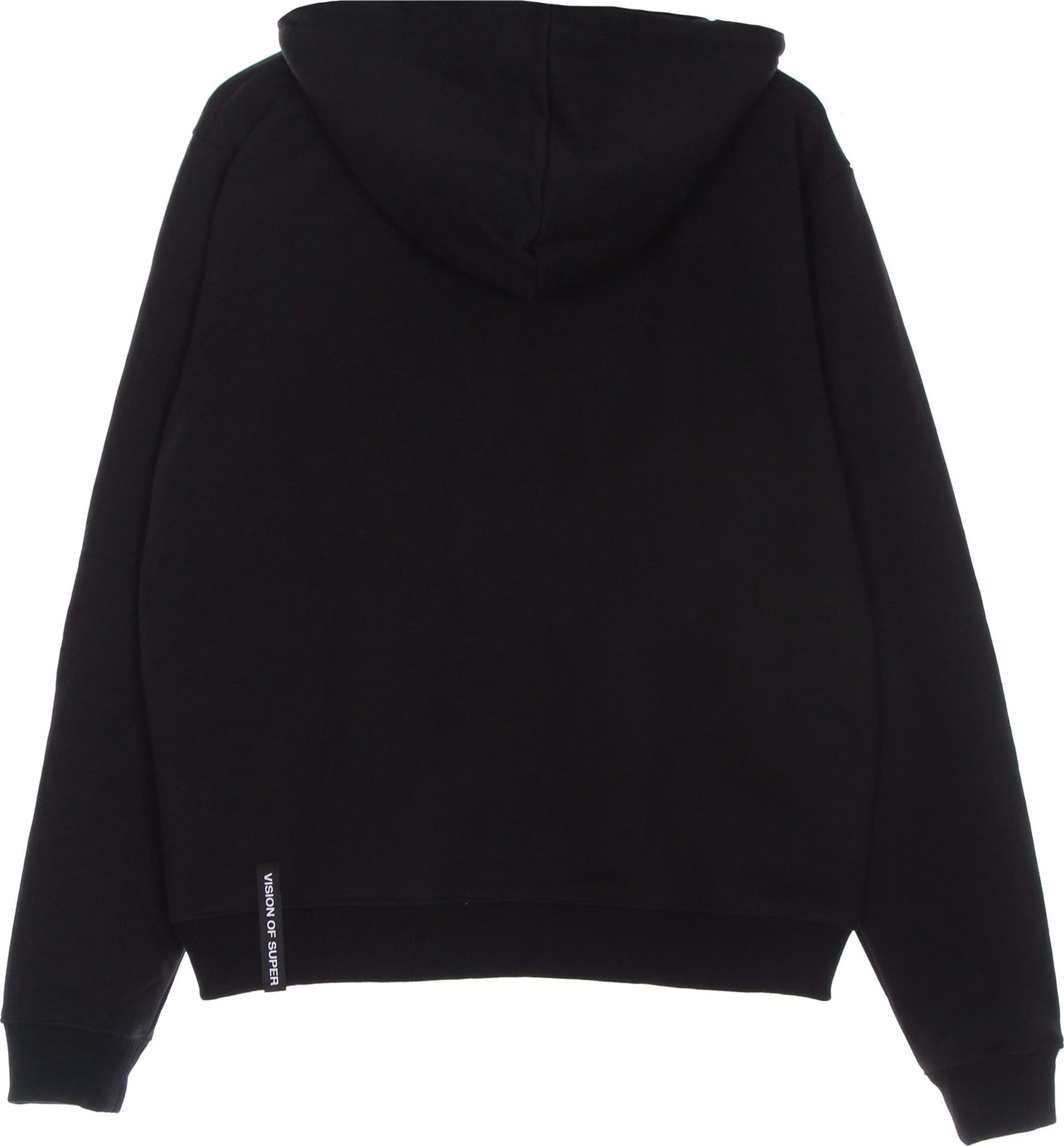 VISION OF SUPER Felpa Leggera Cappuccio Uomo Rides Print Hoodie Black da uomo in Felpe con cappuccio Drestige - Casamassima, commercioVirtuoso.it