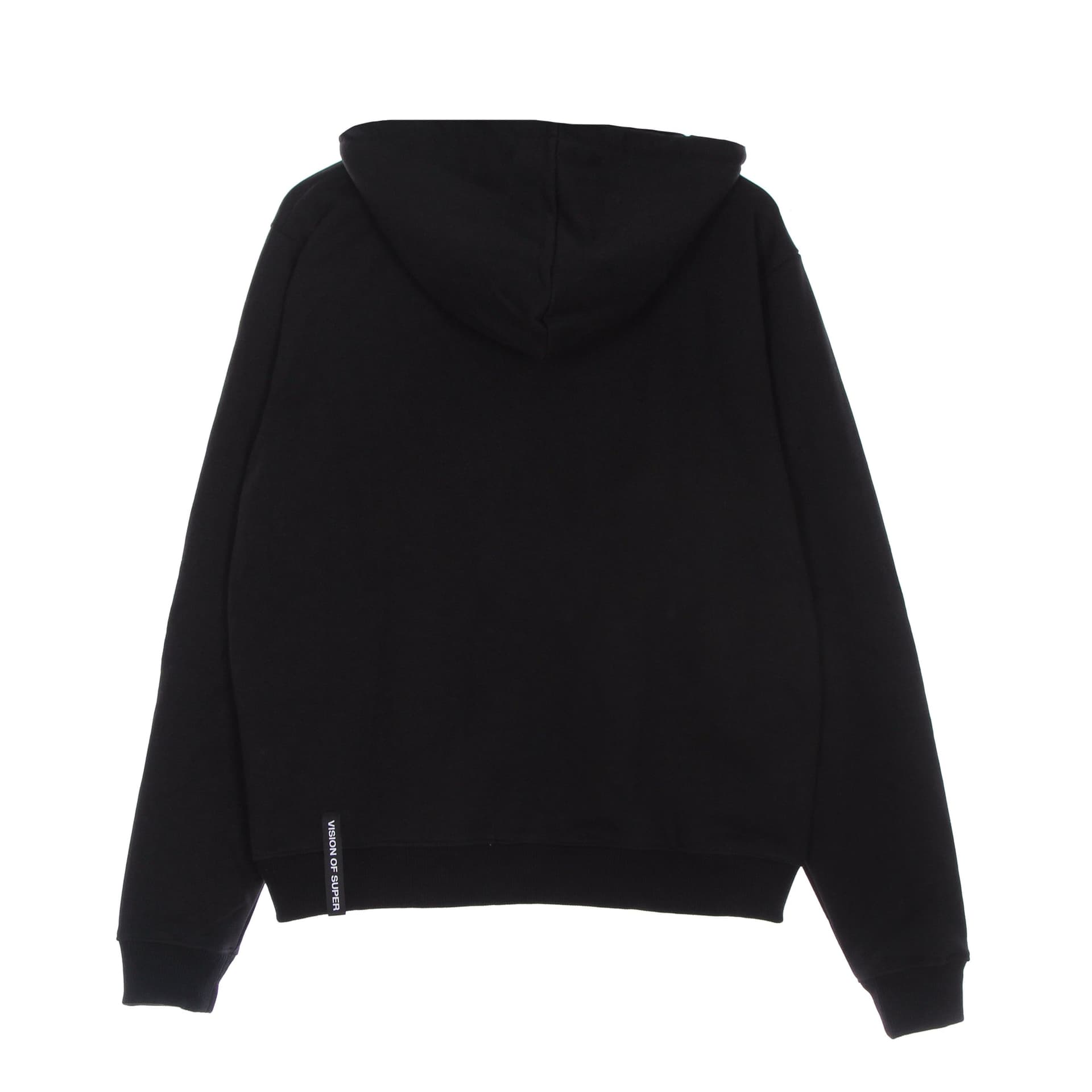 VISION OF SUPER Felpa Leggera Cappuccio Uomo Rides Print Hoodie Black da uomo in Felpe con cappuccio Drestige - Casamassima, commercioVirtuoso.it