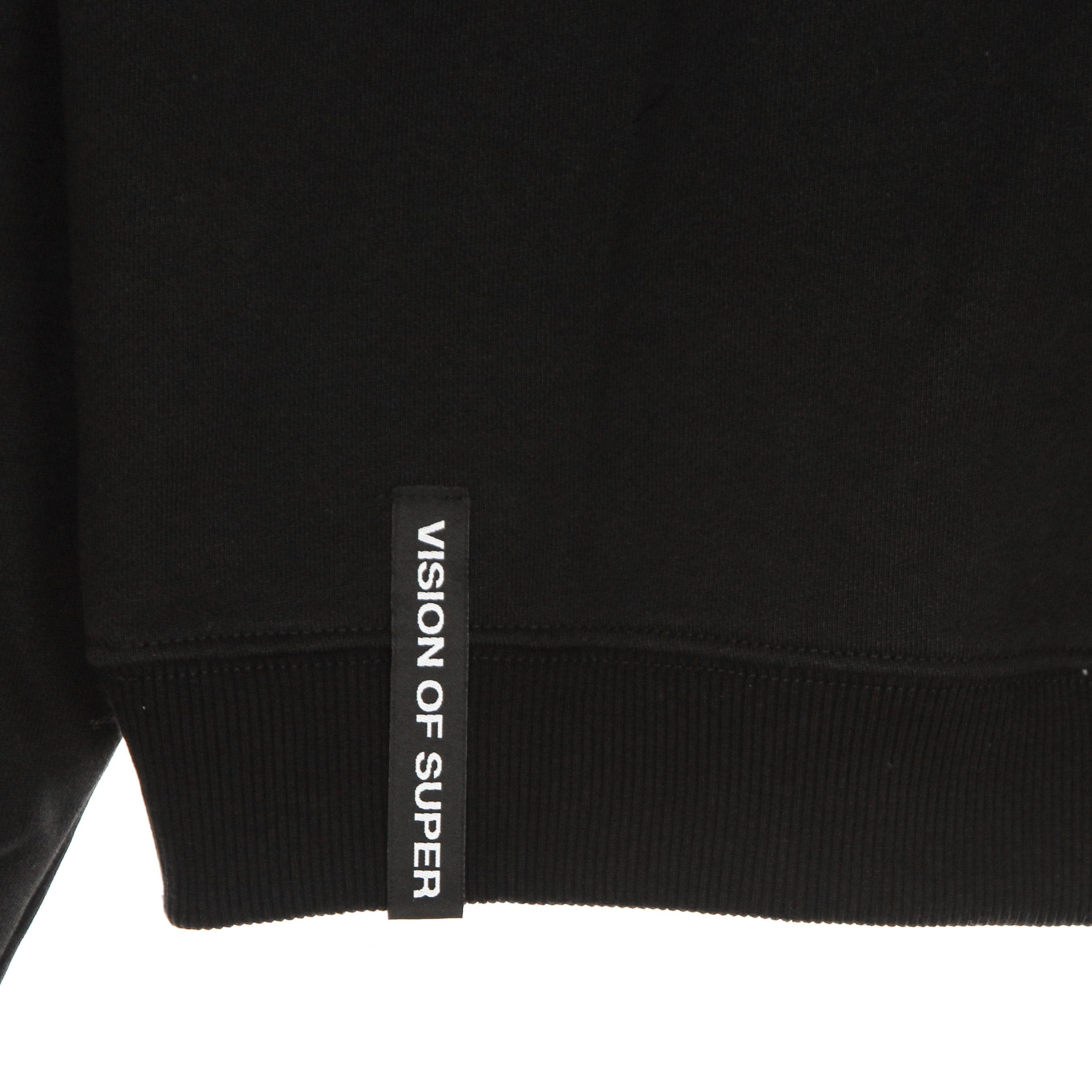 VISION OF SUPER Felpa Leggera Cappuccio Uomo Rides Print Hoodie Black da uomo in Felpe con cappuccio Drestige - Casamassima, commercioVirtuoso.it