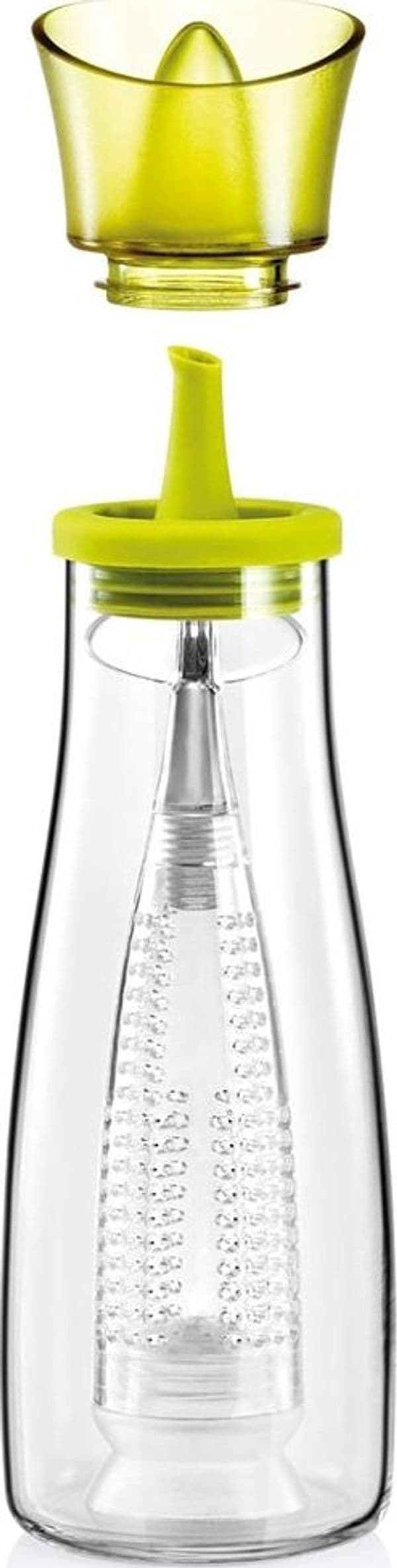 OLIERA CON INFUSORE IN VETRO VERDE CAPACITÀ DA 250 ML PER CONDIRE ALIMENTI CUCINA in Barattoli e contenitori Trade Shop italia - Napoli, commercioVirtuoso.it