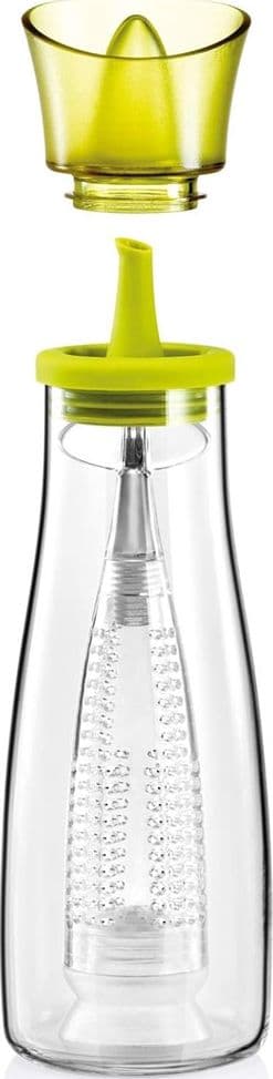 OLIERA CON INFUSORE IN VETRO VERDE CAPACITÀ DA 250 ML PER CONDIRE ALIMENTI CUCINA in Barattoli e contenitori Trade Shop italia - Napoli, commercioVirtuoso.it