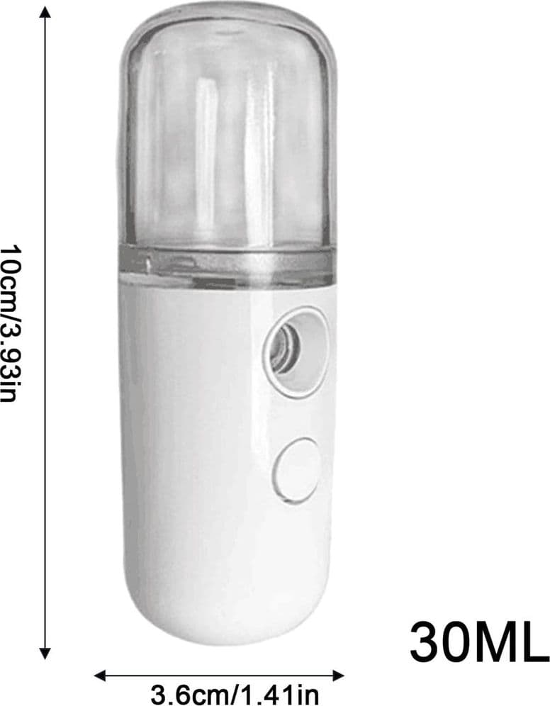 NANO SPRAY IDRATANTE UMIDIFICATORE FACCIALE VAPORIZZATORE VISO TASCA VIAGGIO CORDLESS in Spray e nebulizzatori Trade Shop italia - Napoli, commercioVirtuoso.it