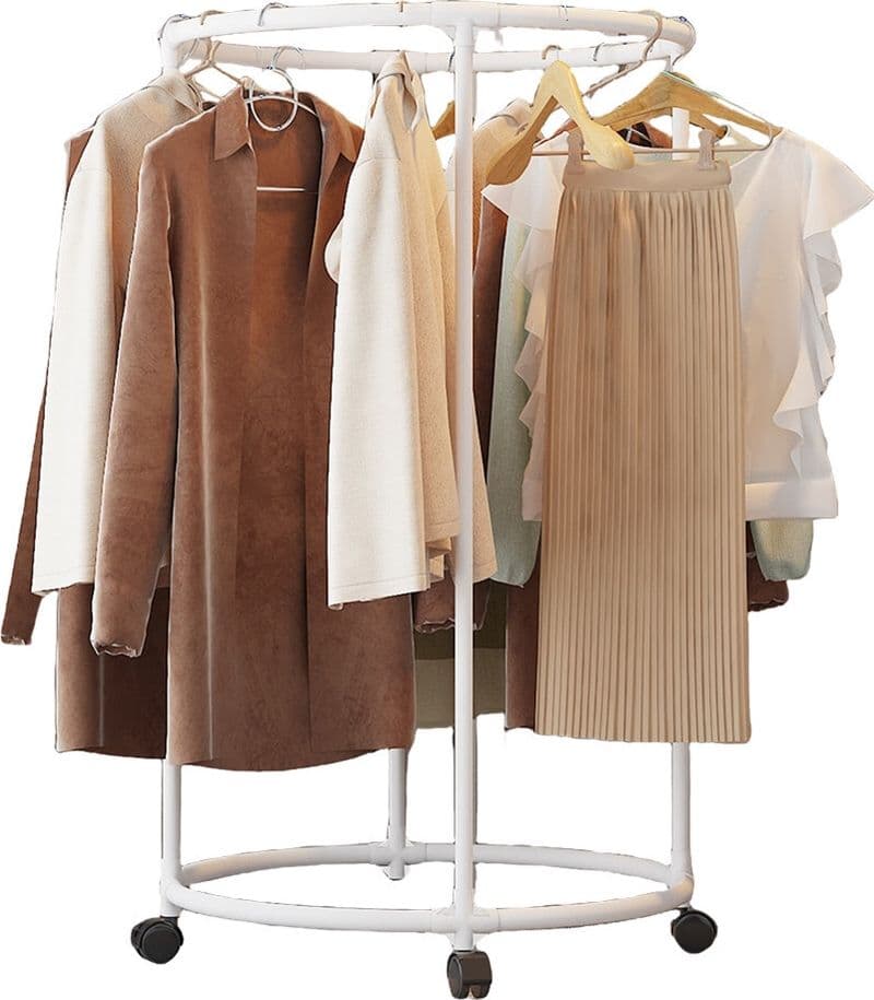 TELAIO CIRCOLARE TONDO CON RUOTE 360° SUPPORTO ROTANTE PER NEGOZIO ABBIGLIAMENTO in Stand appendiabiti Trade Shop italia - Napoli, commercioVirtuoso.it