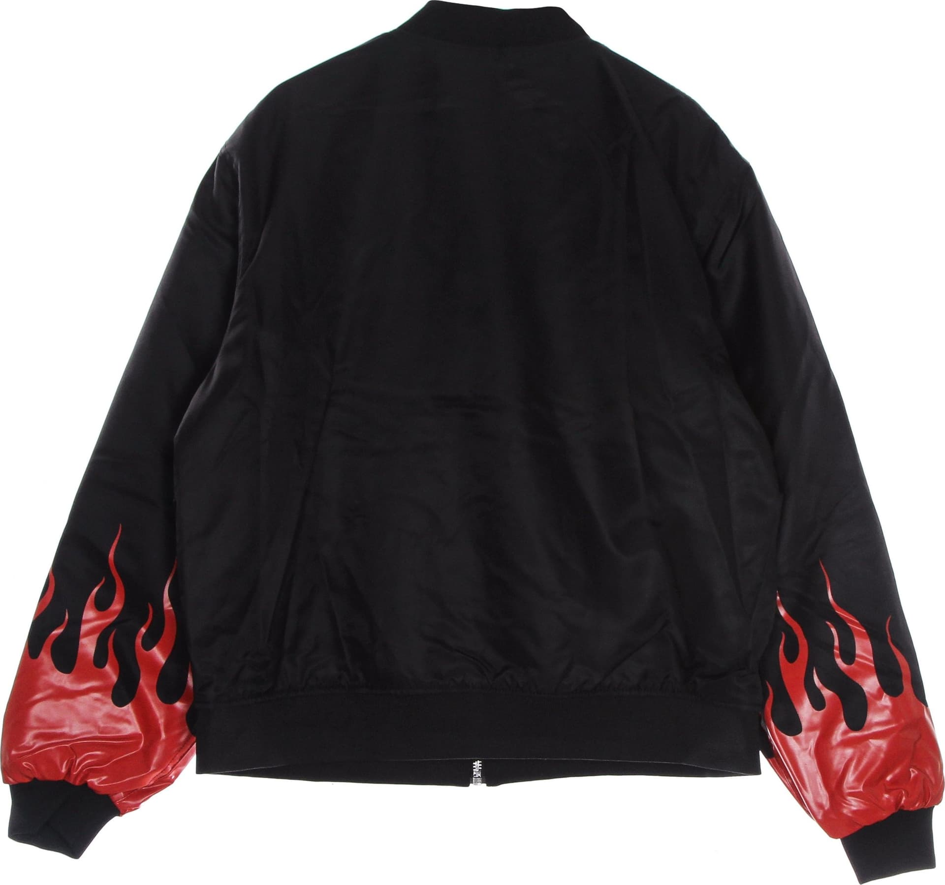 VISION OF SUPER Giubbotto Bomber Uomo Red Flames Bomber Black/red da uomo in Giacche Drestige - Casamassima, commercioVirtuoso.it