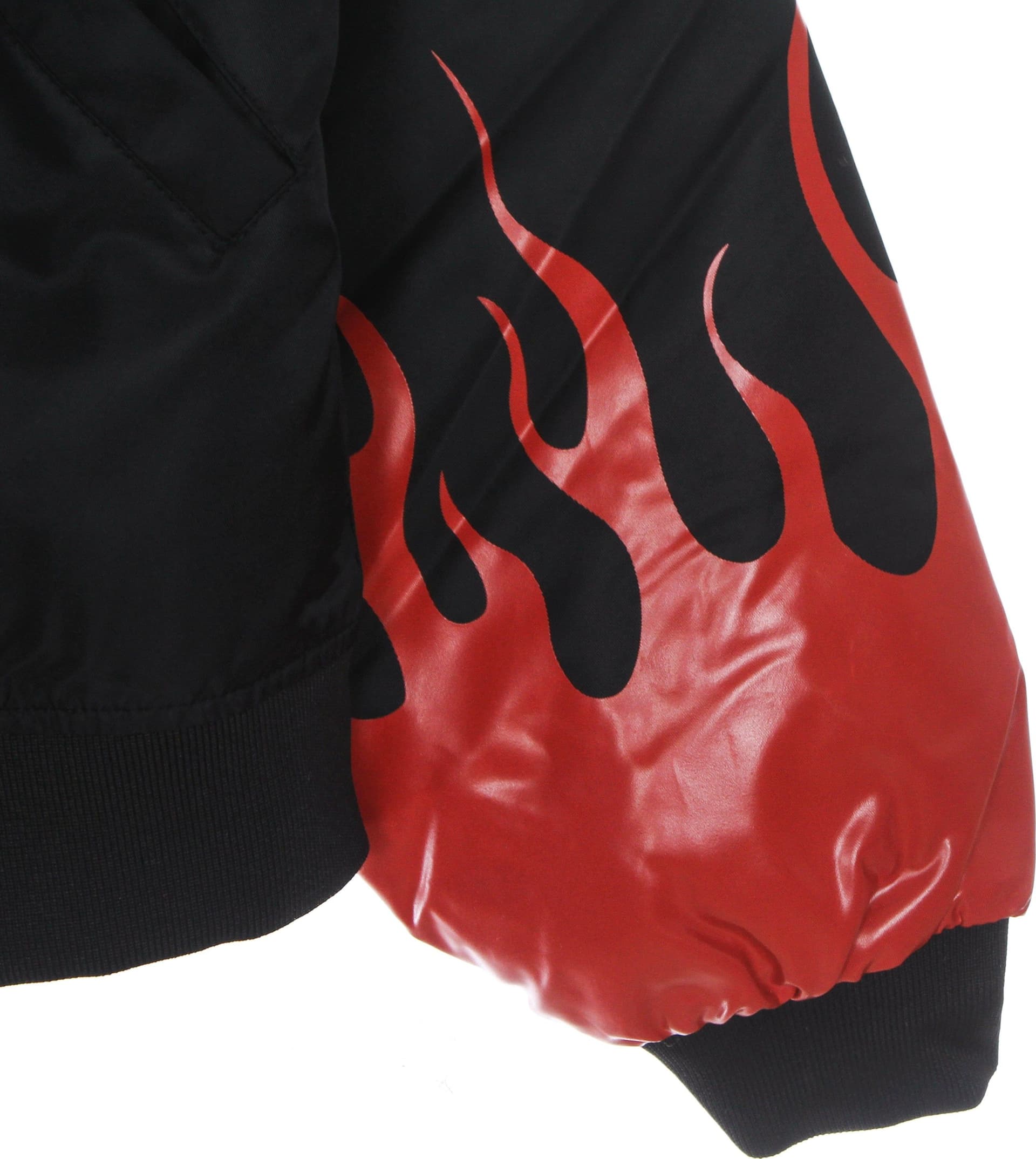 VISION OF SUPER Giubbotto Bomber Uomo Red Flames Bomber Black/red da uomo in Giacche Drestige - Casamassima, commercioVirtuoso.it