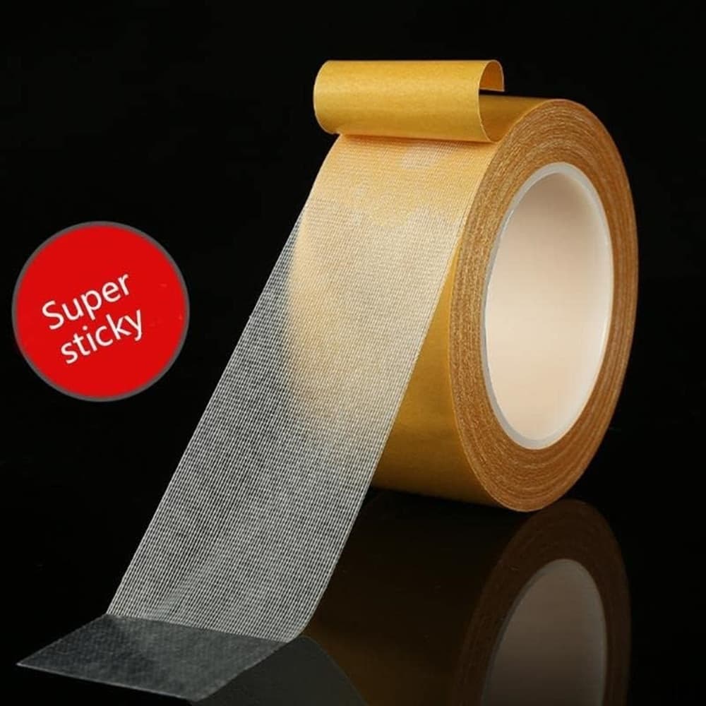 NASTRO ADESIVO IN FIBRA DI VETRO A DOPPIA FACCIATA FORTE FISSAGGIO TAPPETO PELLE 10MTX5CM in Nastro di montaggio Trade Shop italia - Napoli, commercioVirtuoso.it