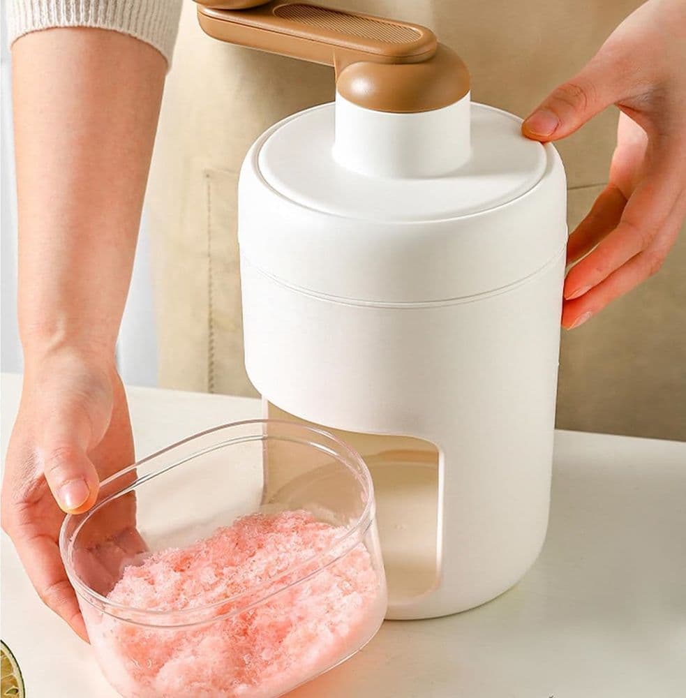 TRITAGHIACCIO MANUALE A MANOVELLA FACILE DA USARE MACCHINA GHIACCIO TRITATO GRANITA CASA in Tritaghiaccio Trade Shop italia - Napoli, commercioVirtuoso.it