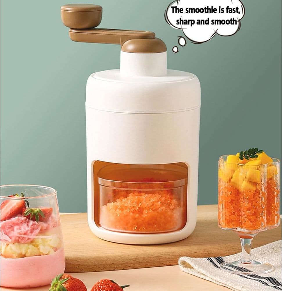 TRITAGHIACCIO MANUALE A MANOVELLA FACILE DA USARE MACCHINA GHIACCIO TRITATO GRANITA CASA in Tritaghiaccio Trade Shop italia - Napoli, commercioVirtuoso.it