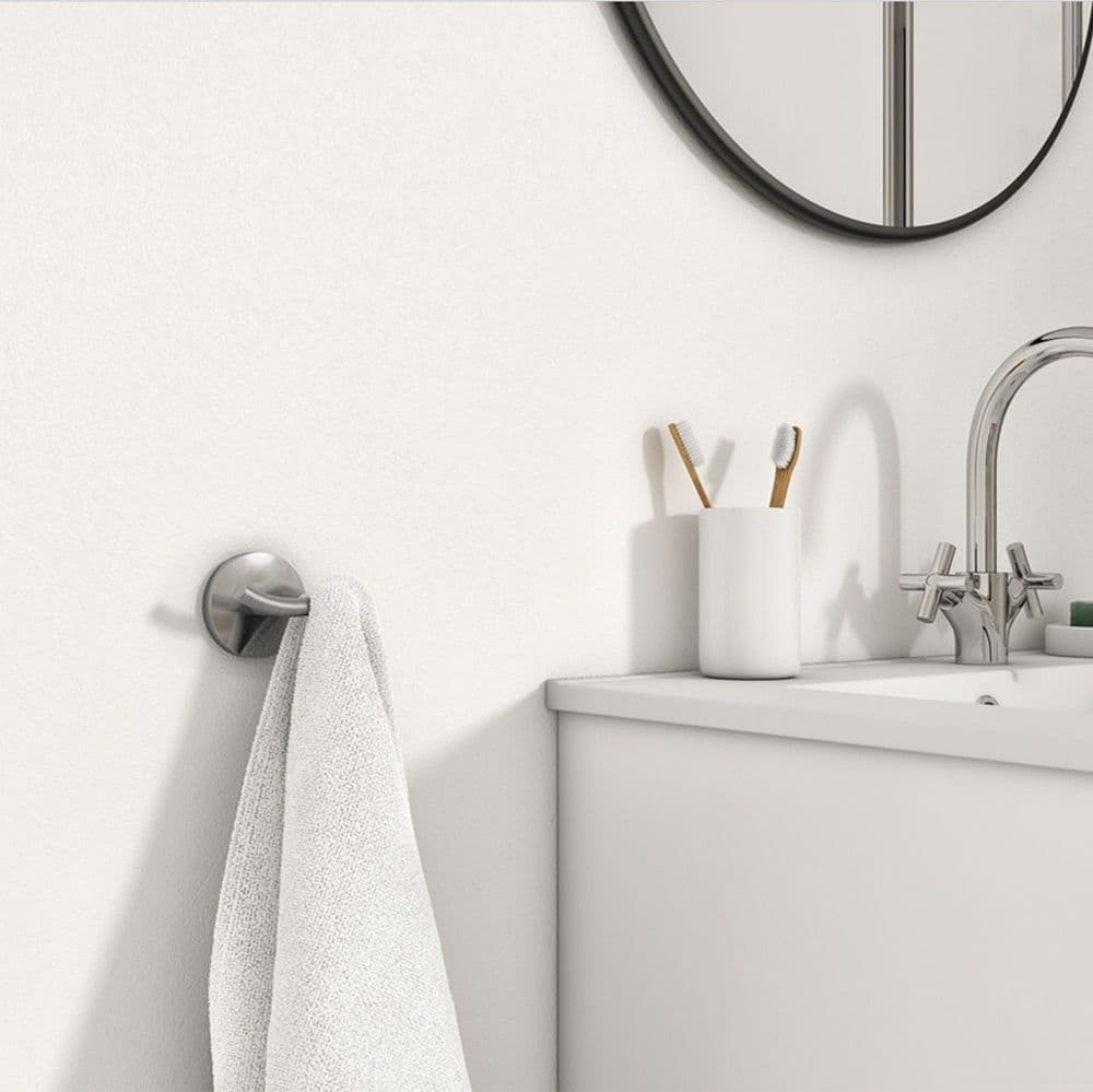 APPENDINO GANCIO PER ACCAPPATOIO ASCIUGAMANI ACCIAIO SATINATO ACCESSORI BAGNO 87904 in Ganci portasciugamani Trade Shop italia - Napoli, commercioVirtuoso.it