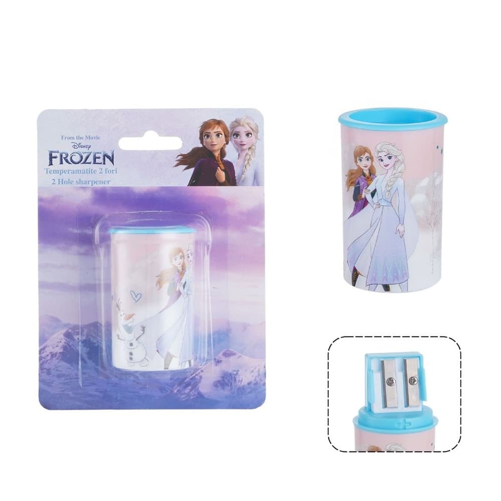 TEMPERAMATITE ROTONDO A 2 FORI FROZEN CON SERBATOIO PER SCUOLA CASA BAMBINE 961181 in Temperamatite Trade Shop italia - Napoli, commercioVirtuoso.it