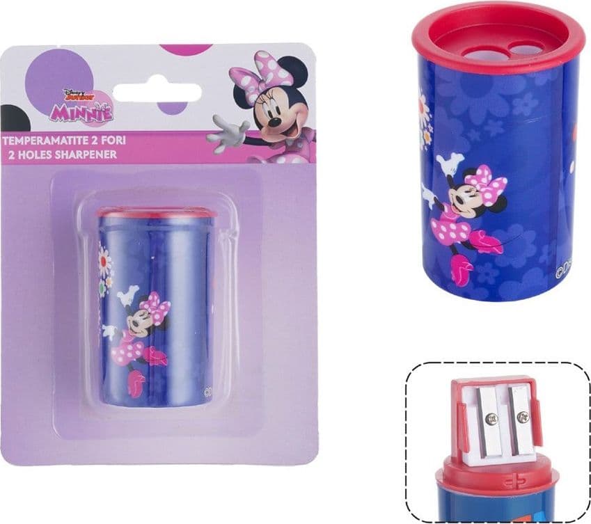 TEMPERAMATITE ROTONDO A 2 FORI MINNIE CON SERBATOIO PER SCUOLA CASA BAMBINE 961204 in Temperamatite Trade Shop italia - Napoli, commercioVirtuoso.it