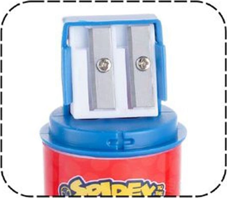 TEMPERAMATITE ROTONDO A 2 FORI SPIDEY CON SERBATOIO PER SCUOLA CASA BAMBINI 961235 in Temperamatite Trade Shop italia - Napoli, commercioVirtuoso.it