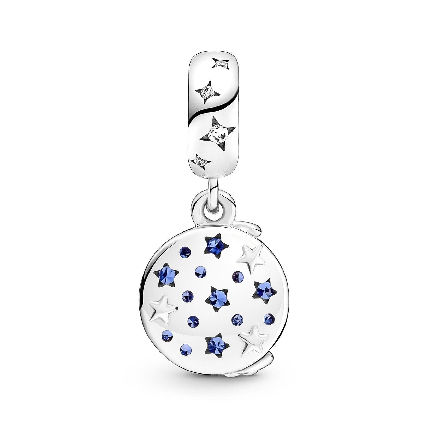 PANDORA - Charm pendente doppio Babbo Natale sulla luna in Bead Charm Alba Gioielli - Casoria, commercioVirtuoso.it