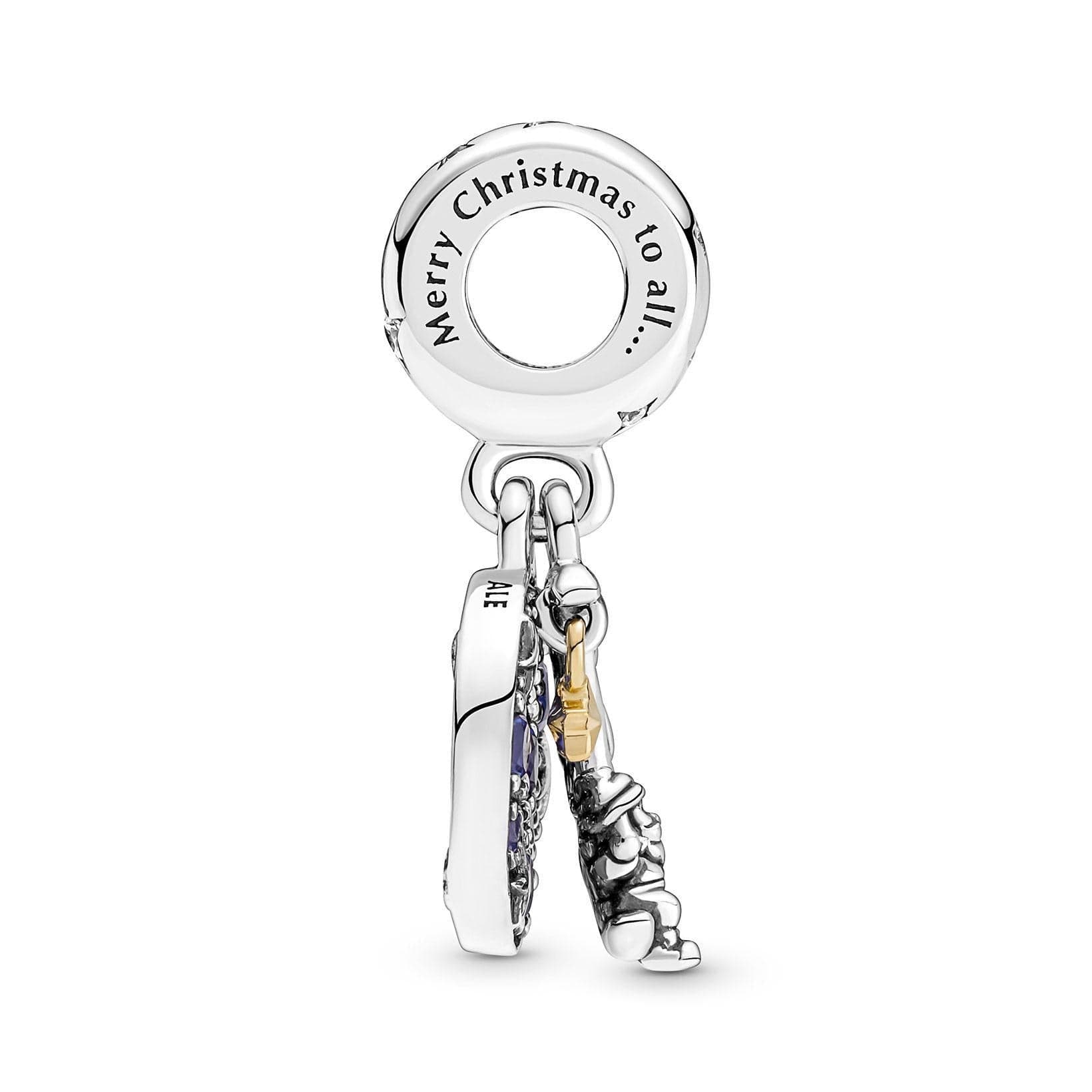 PANDORA - Charm pendente doppio Babbo Natale sulla luna in Bead Charm Alba Gioielli - Casoria, commercioVirtuoso.it