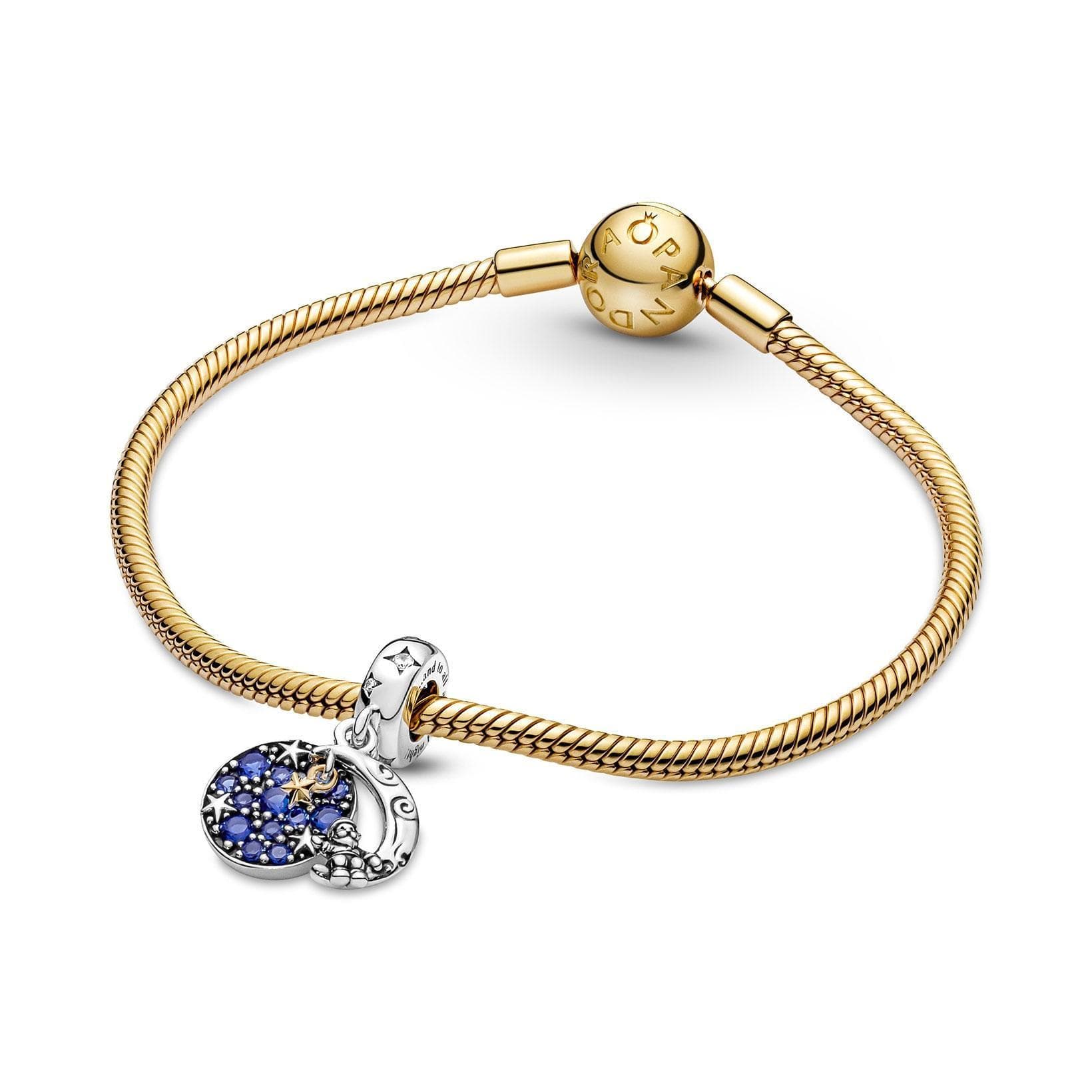 PANDORA - Charm pendente doppio Babbo Natale sulla luna in Bead Charm Alba Gioielli - Casoria, commercioVirtuoso.it