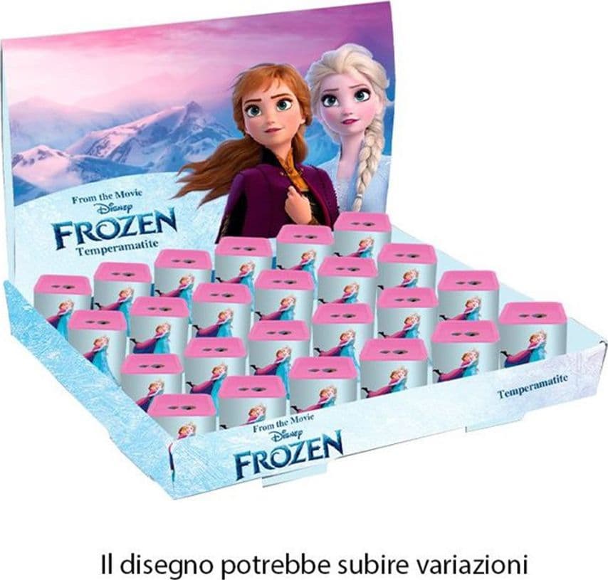 SET 24PZ TEMPERAMATITE IN LATTA QUADRATO DOPPIO FORO FROZEN SCUOLA REGALI BAMBINE 961396 in Temperamatite Trade Shop italia - Napoli, commercioVirtuoso.it