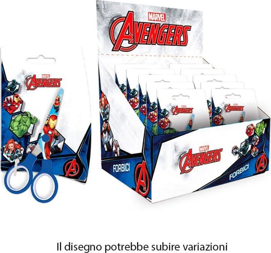 SET 24PZ FORBICI SCUOLA DECORO AVENGERS PER SCUOLA TEMPO LIBERO CANCELLERIA BAMBINI 961471 in Forbici Trade Shop italia - Napoli, commercioVirtuoso.it