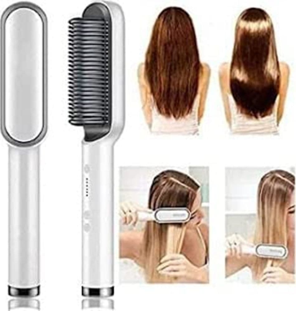 SPAZZOLA PETTINE PIASTRA LISCIANTE ELETTRICA RISCALDANTE PER CAPELLI 5 TEMPERATURE STYLING in Piastre per capelli Trade Shop italia - Napoli, commercioVirtuoso.it