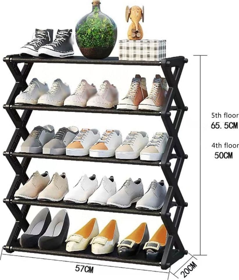 SCARPIERA PER INGRESSO ORGANIZZATORE SCARPE MOBILE MENSOLE STOCCAGGIO STRETTA 65,5X57X20CM in Scaffali portascarpe Trade Shop italia - Napoli, commercioVirtuoso.it