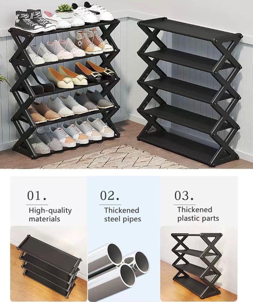 SCARPIERA PER INGRESSO ORGANIZZATORE SCARPE MOBILE MENSOLE STOCCAGGIO STRETTA 65,5X57X20CM in Scaffali portascarpe Trade Shop italia - Napoli, commercioVirtuoso.it
