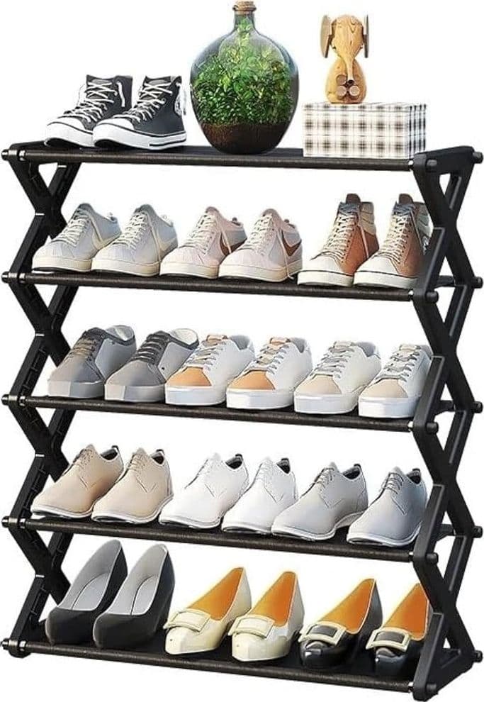 SCARPIERA PER INGRESSO ORGANIZZATORE SCARPE MOBILE MENSOLE STOCCAGGIO STRETTA 65,5X57X20CM