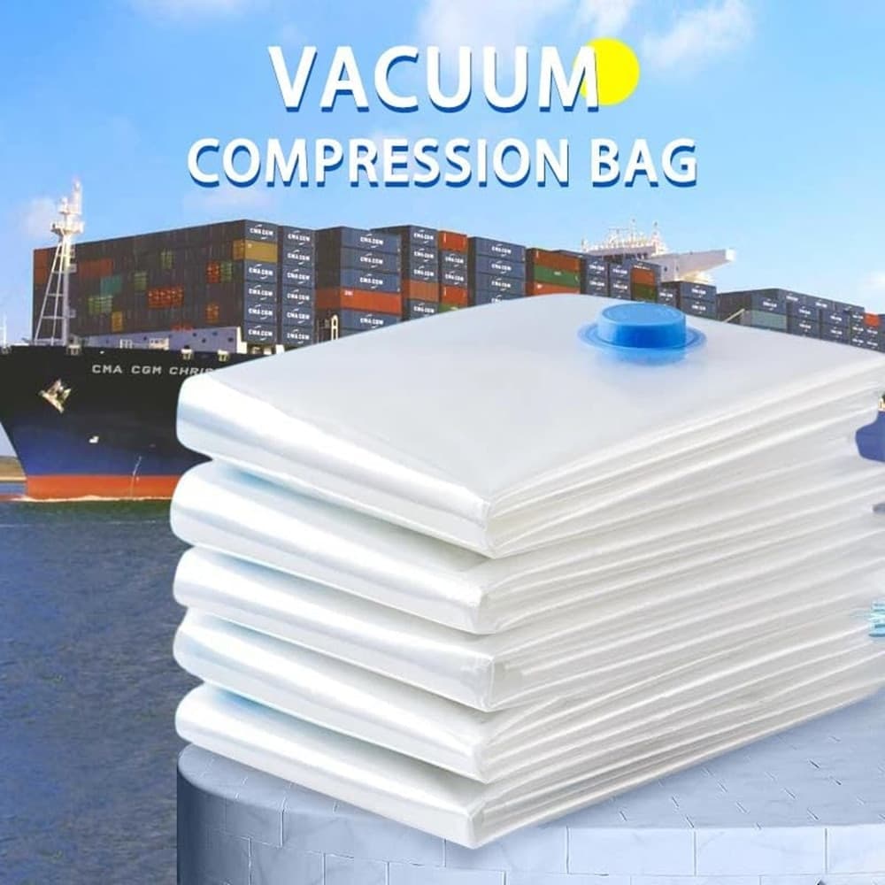 CONFEZIONE 20PZ SACCHETTI SOTTOVUOTO PER VESTITI RIUTILIZZABILI SALVASPAZIO CON POMPA in Sacchetti salvaspazio Trade Shop italia - Napoli, commercioVirtuoso.it