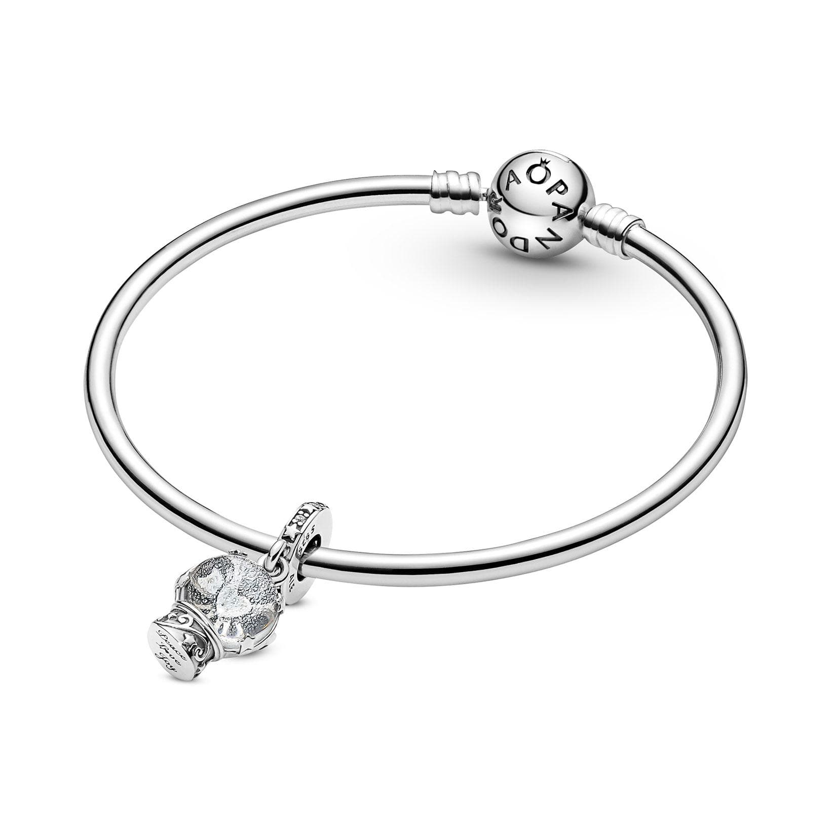 PANDORA - Charm pendente Angelo nel globo di neve in Bead Charm Alba Gioielli - Casoria, commercioVirtuoso.it