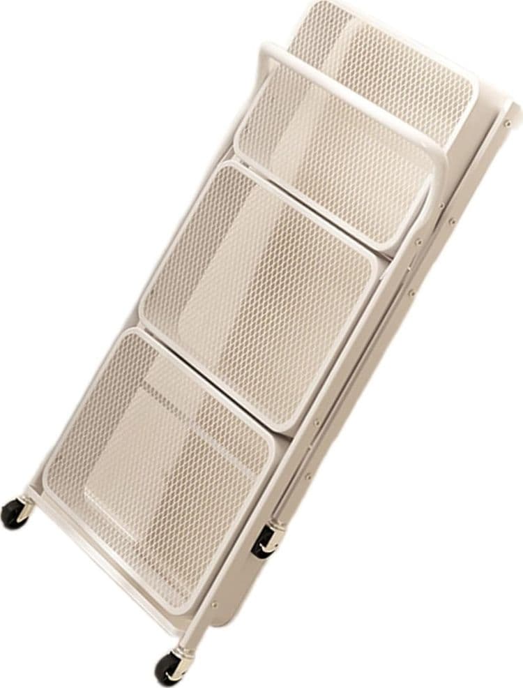 CARRELLO PIEGHEVOLE DA VIAGGIO CUCINA CON MANIGLIA IN ACCIAIO STOCCAGGIO MOBILE CON RUOTE in Carrelli da portata Trade Shop italia - Napoli, commercioVirtuoso.it