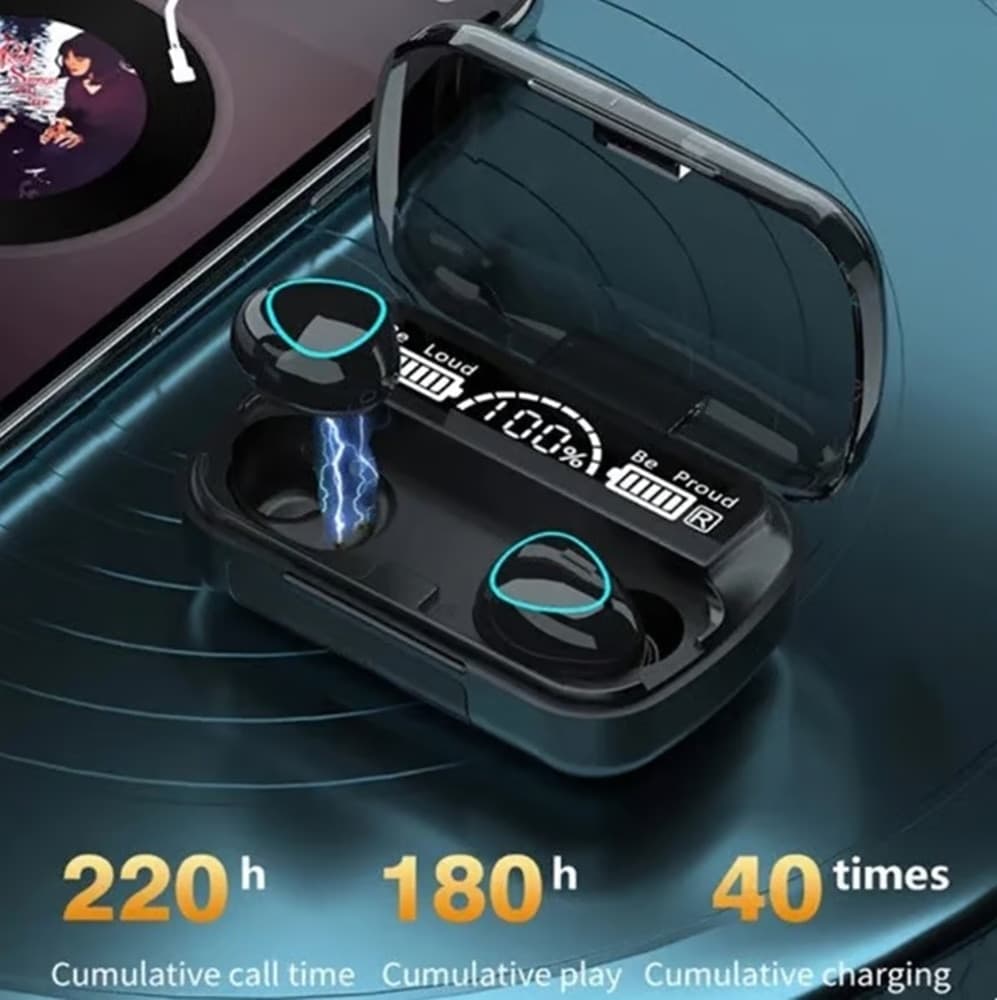 AURICOLARI SPORTIVI WIRELESS TWS CUFFIE BLUETOOTH 5.1 IMPERMEABILI SUONO AD ALTA FEDELTÀ in Cuffie In-Ear Trade Shop italia - Napoli, commercioVirtuoso.it