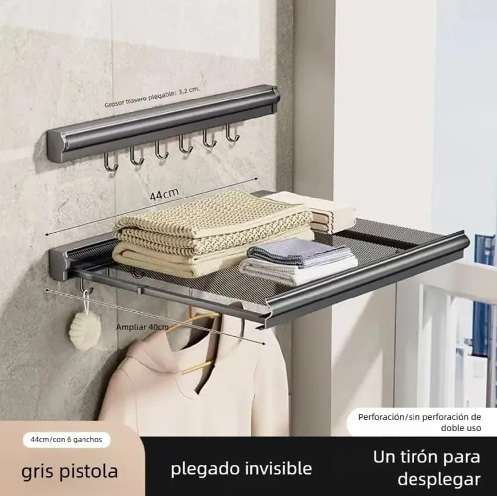 STENDIBIANCHERIA SALVASPAZIO DA PARETE VESTITI BALCONE MAGLIA A RETE RETRATTILE CON GANCI in Fili stendibiancheria Trade Shop italia - Napoli, commercioVirtuoso.it