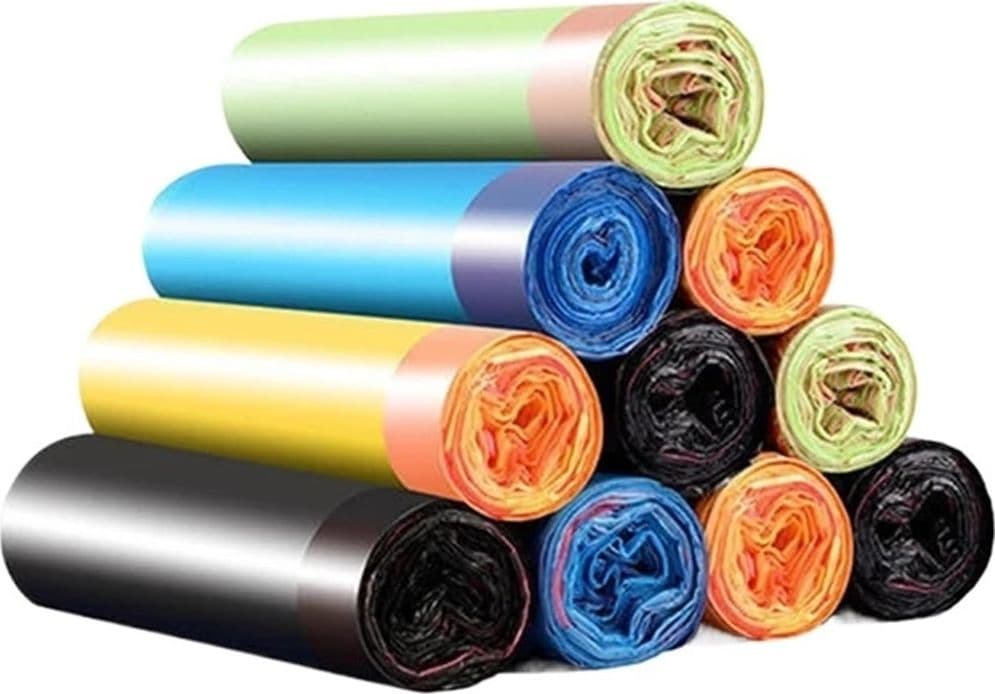 SET 5 ROTOLI 65PZ SACCO PER IMMONDIZIA CON COULISSE 45X50CM COLORATI CHIUSURA AUTOMATICA in Sacchetti piccoli spazzatura Trade Shop italia - Napoli, commercioVirtuoso.it