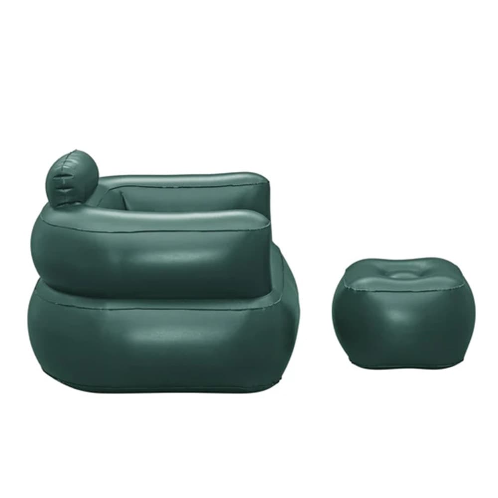 POLTRONA GONFIABILE RELAX COMFORT CON BRACCIOLI POUF POGGIAPIEDI COMFI CUBE 107X99X80CM in Poltrone sacco Trade Shop italia - Napoli, commercioVirtuoso.it