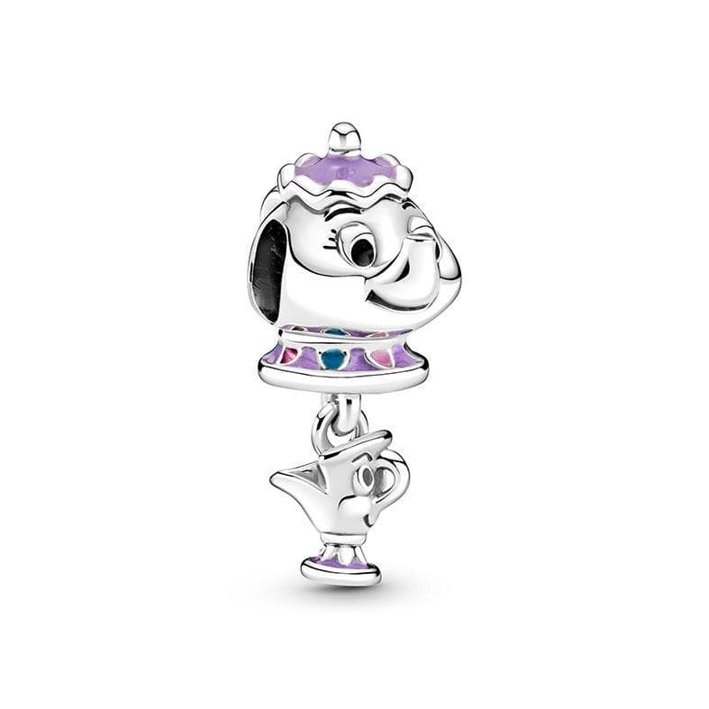 PANDORA - Charm pendente Disney, La Bella e la Bestia, Mrs. Bric e Chicco in Bead Charm Alba Gioielli - Casoria, commercioVirtuoso.it