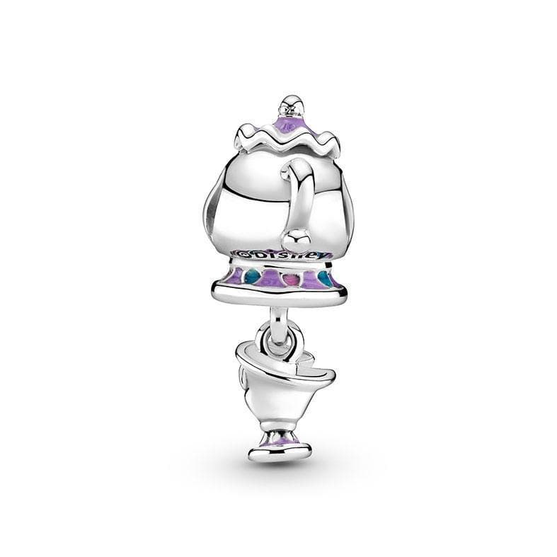 PANDORA - Charm pendente Disney, La Bella e la Bestia, Mrs. Bric e Chicco in Bead Charm Alba Gioielli - Casoria, commercioVirtuoso.it