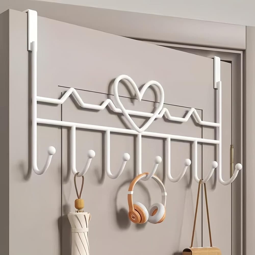 APPENDIABITI DA PORTA FORMA CUORE GANCI PER CAPPOTTI ASCIUGAMANI BORSE ORGANIZZATORE CASA in Ganci portasciugamani Trade Shop italia - Napoli, commercioVirtuoso.it