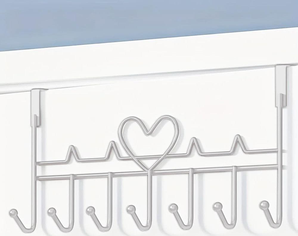 APPENDIABITI DA PORTA FORMA CUORE GANCI PER CAPPOTTI ASCIUGAMANI BORSE ORGANIZZATORE CASA in Ganci portasciugamani Trade Shop italia - Napoli, commercioVirtuoso.it