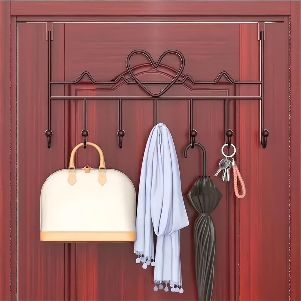 APPENDIABITI DA PORTA FORMA CUORE GANCI PER CAPPOTTI ASCIUGAMANI BORSE ORGANIZZATORE CASA in Ganci portasciugamani Trade Shop italia - Napoli, commercioVirtuoso.it