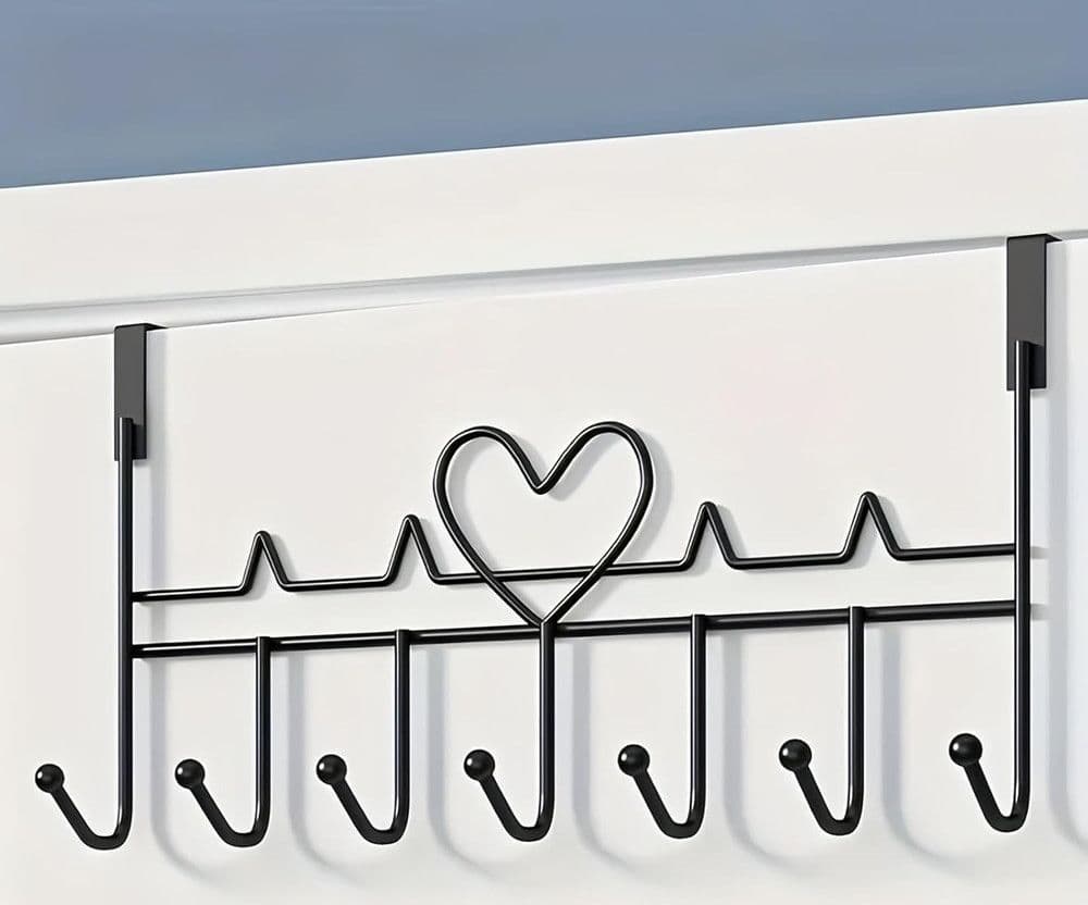 APPENDIABITI DA PORTA FORMA CUORE GANCI PER CAPPOTTI ASCIUGAMANI BORSE ORGANIZZATORE CASA in Ganci portasciugamani Trade Shop italia - Napoli, commercioVirtuoso.it