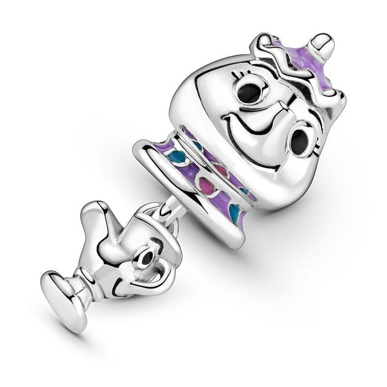 PANDORA - Charm pendente Disney, La Bella e la Bestia, Mrs. Bric e Chicco in Bead Charm Alba Gioielli - Casoria, commercioVirtuoso.it