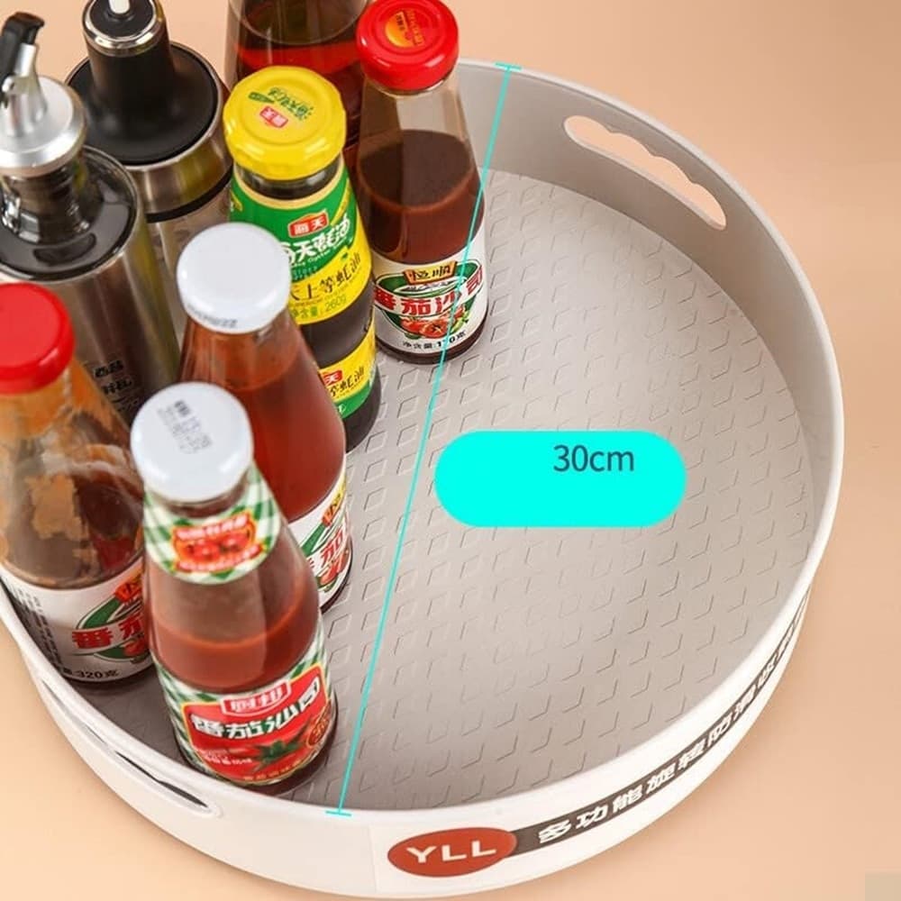 PORTA SPEZIE GIREVOLE MULTIFUNZIONALE CUCINA CONTENITORE BOTTIGLIE CONDIMENTI VASSOIO in Barattoli portaspezie Trade Shop italia - Napoli, commercioVirtuoso.it