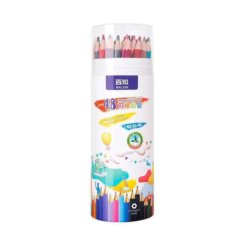 MATITE 48PZ COLORATE CANCELLABILI PER DISEGNARE SCHIZZI DIPINGERE CANCELLERIA PER BAMBINI in Matite colorate Trade Shop italia - Napoli, commercioVirtuoso.it