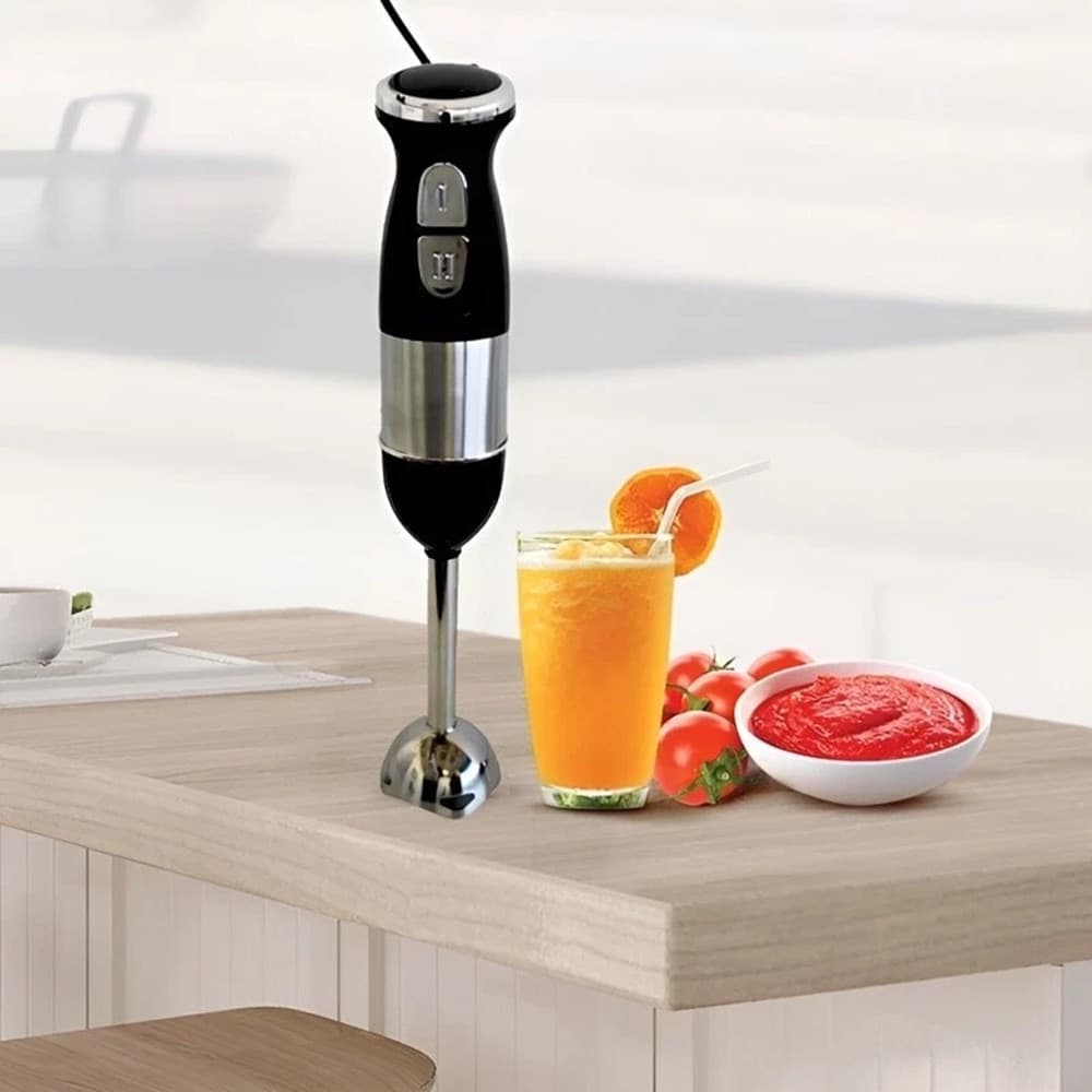 FRULLATORE A IMMERSIONE MULTIFUNZIONE 500W 2 VELOCITÀ 2 LAME IN ACCIAIO DESIGN ERGONOMICO in Frullatori ad immersione e minipimer Trade Shop italia - Napoli, commercioVirtuoso.it