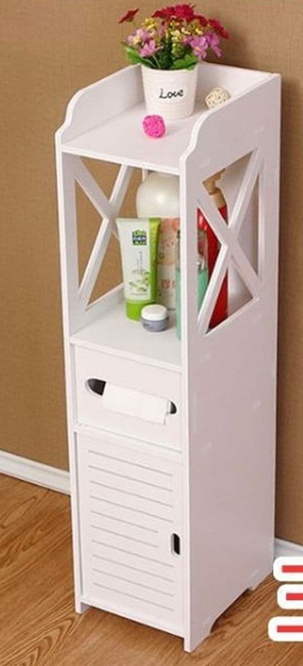 ARMADIETTO PORTAOGGETTI RIPIANI PORTA CARTA IGIENICA ORGANIZER DA BAGNO PER PICCOLI SPAZI in Mobili a terra Trade Shop italia - Napoli, commercioVirtuoso.it